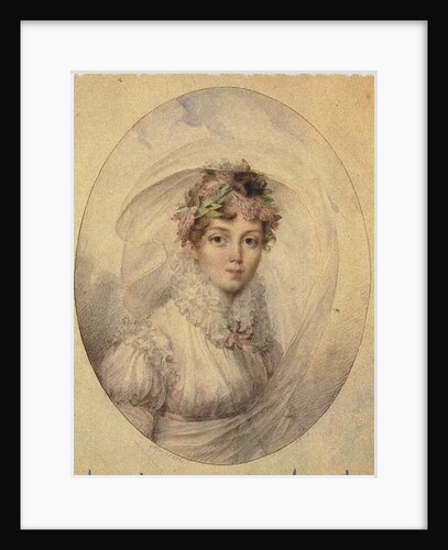 Portrait of Princess Zinaida Alexandrovna Volkonskaya by Jean Désiré Muneret
