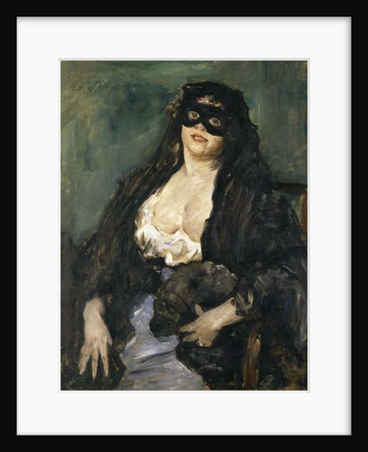 The Black Mask by Lovis Corinth