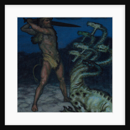 Hercules and Hydra by Franz Ritter von Stuck
