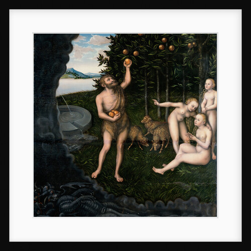 Hercules stealing the apples from the Hesperides by Lucas Cranach the Elder