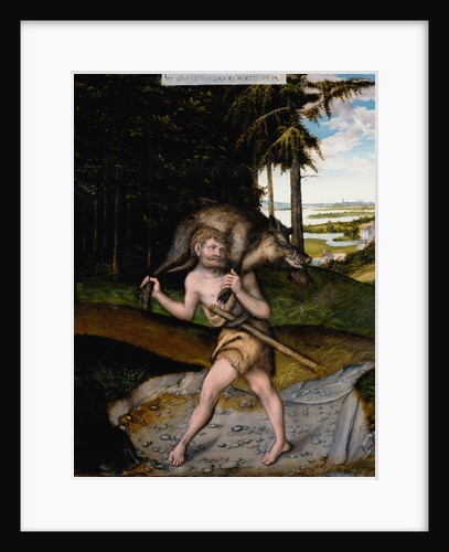 Heracles and the Erymanthian Boar by Lucas Cranach the Elder