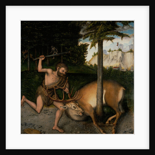 Hercules capturing the Ceryneian Hind by Lucas Cranach the Elder