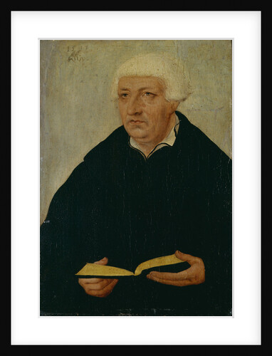 Portrait of Johannes Bugenhagen by Lucas Cranach the Elder
