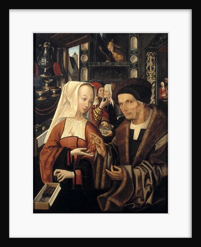 The Spectacles Seller by Jacob Cornelisz van Oostsanen