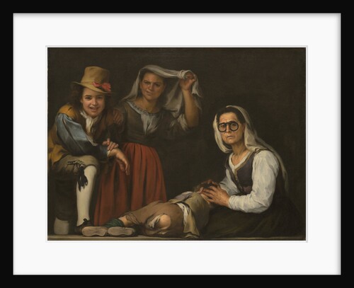 Four Figures on a Step by Bartolomé Estebàn Murillo