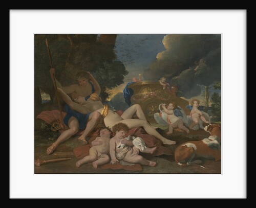 Venus and Adonis by Nicolas Poussin