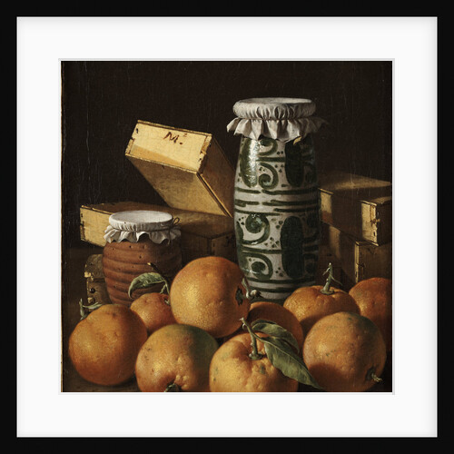 Still Life with Oranges, Jars, and Boxes of Sweets by Luis Meléndez