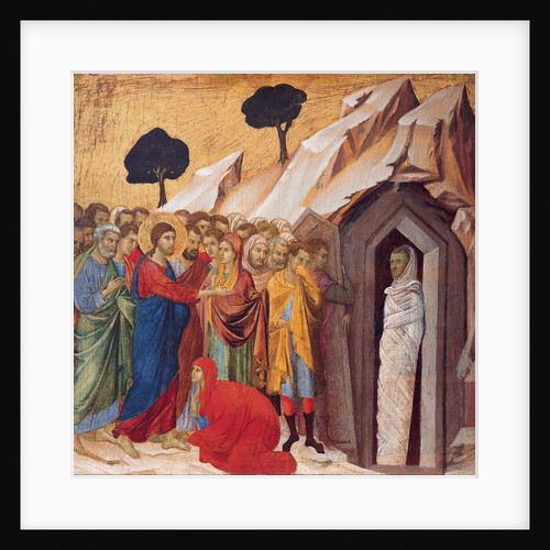 The Raising of Lazarus by Duccio di Buoninsegna
