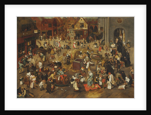 The Fight Between Carnival and Lent by Pieter Bruegel the Elder
