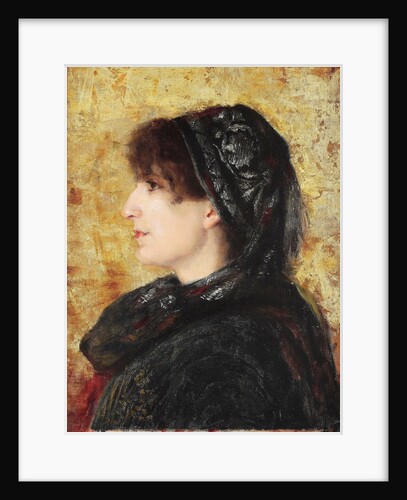 Portrait of Naile Hanim by Osman Hamdi Bey