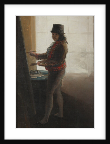 Self-Portrait in the studio by Francisco de Goya