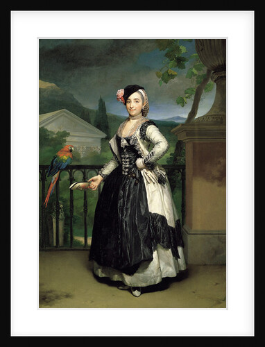 Portrait of Isabel Parreno Arce Ruiz de Alarcon y Valdés, Marchioness of Llano by Anton Raphael Mengs