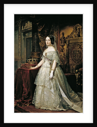 Portrait of Isabella II of Spain by Federico de Madrazo y Kuntz