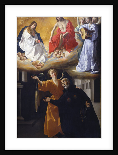 The vision of Saint Alphonsus Rodríguez by Francisco de Zurbarán