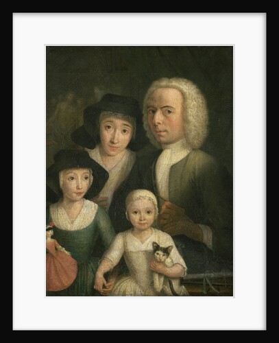 Self-portrait with Suzanna van Bommel and Two Daughters by Hendrik Spilman