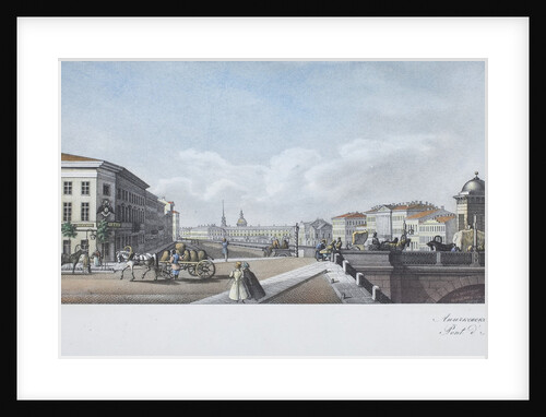 The Anichkov Bridge by Vasily Semyonovich Sadovnikov