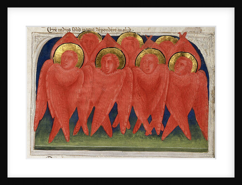 Seraphs (From Regia Carmina by Convenevole da Prato) by Pacino di Buonaguida