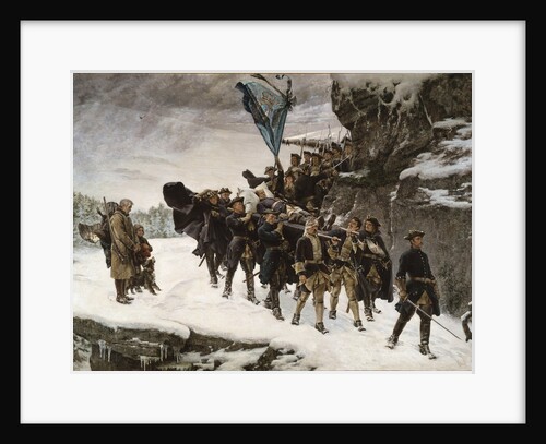 Bringing Home the Body of King Charles XII of Sweden by Gustaf Cederström