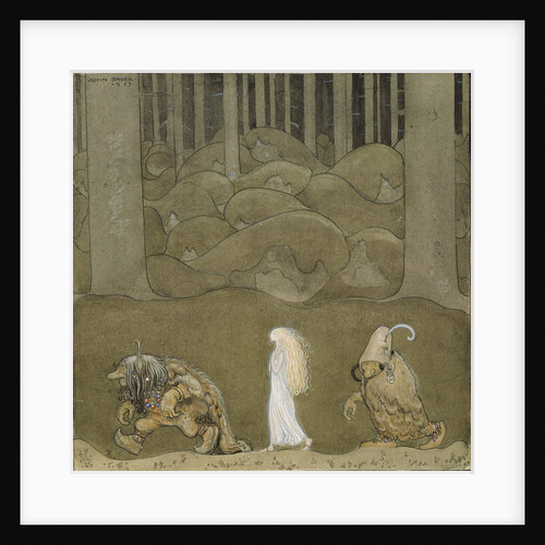The Princess and the Trolls by John Bauer