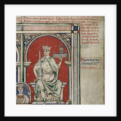 Richard I the Lionheart by Matthew Paris