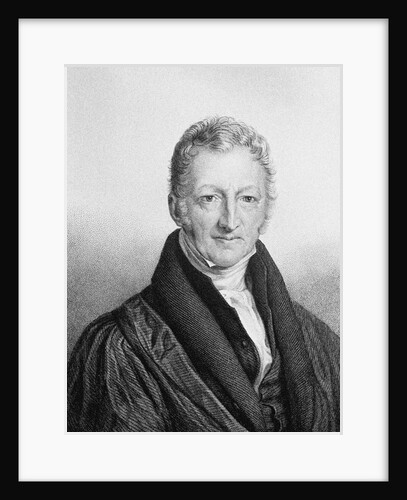 Portrait of Thomas Robert Malthus by John Linnell