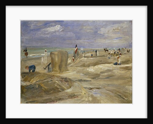 Beach at Noordwijk by Max Liebermann