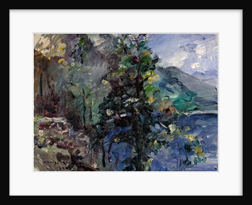 Jochberg at the lake of Walchensee by Lovis Corinth