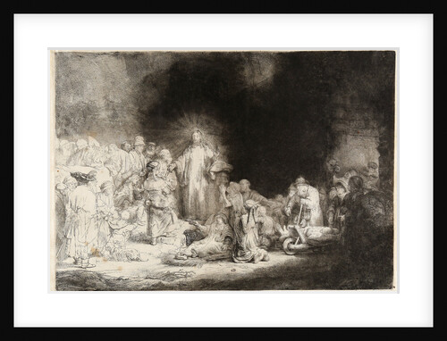 Christ healing the sick (The Hundred Guilder Print) by Rembrandt van Rhijn