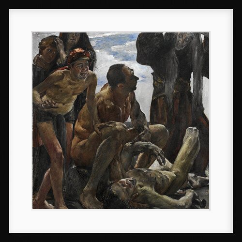 The mourning by Lovis Corinth
