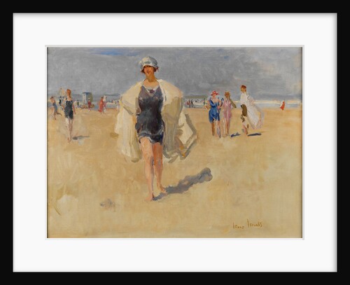 Lady on the Beach at Viareggio by Isaac Israëls