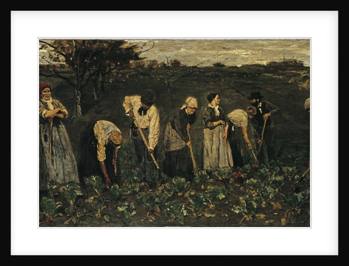 Workers on the beet field by Max Liebermann
