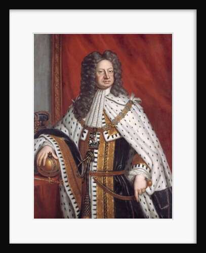 Portrait of George I in Anointment Robe by Sir Gotfrey Kneller