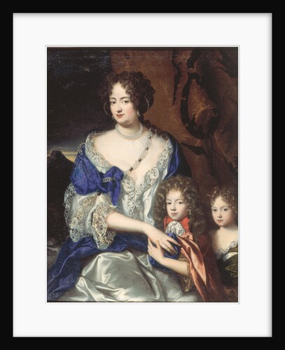 Duchess Sophia Dorothea of Brunswick and Luneburg with her children George and Sophia Dorothea by Jacques Vaillant