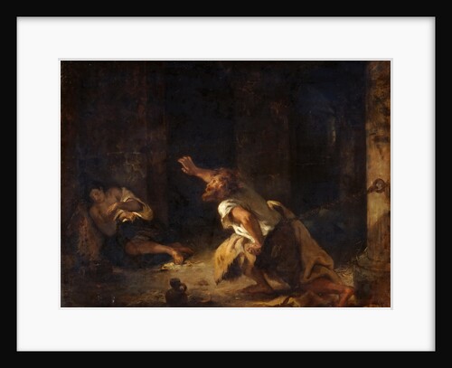 The Prisoner of Chillon by Eugène Delacroix