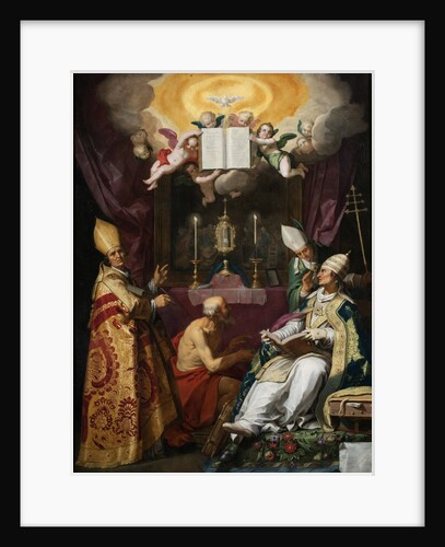 The Four Fathers of the Latin Church by Abraham Bloemaert