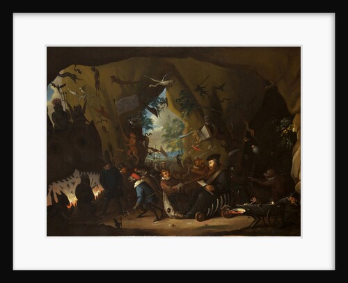 Calvin in Hell by Egbert van Heemskerk the Younger