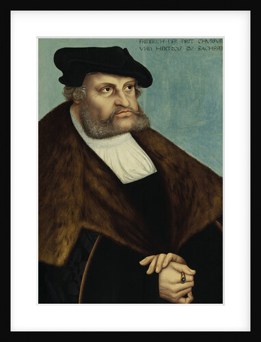 Portrait of Frederick III, Elector of Saxony by Lucas Cranach the Elder