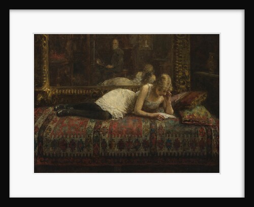 The Artist and His Model by Alexei Alexeyevich Harlamov