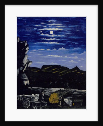 Arsenal Hill at Night by Niko Pirosmani