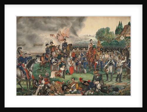 A Sacred Moment after the Battle of the Nations on October 18, 1813 by Anonymous