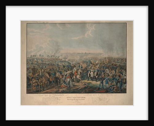 After the Battle of the Nations: Prince Schwarzenberg bringing news of victory on October 18, 1813 by Johann Lorenz Rugendas the Younger