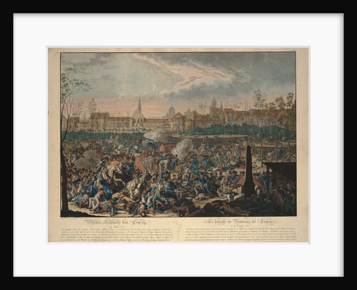The Battle of the Nations by Johann Lorenz Rugendas the Younger