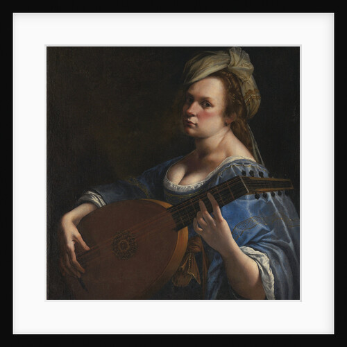 Self-Portrait as a Lute Player by Artemisia Gentileschi