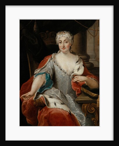 Portrait of Maria Clementina Sobieska by Pier Leone Ghezzi