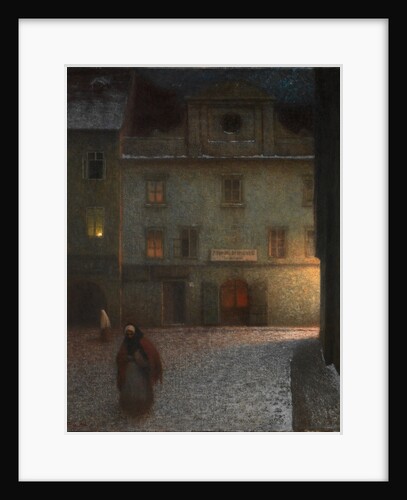 Evening Street by Jakub Schikaneder