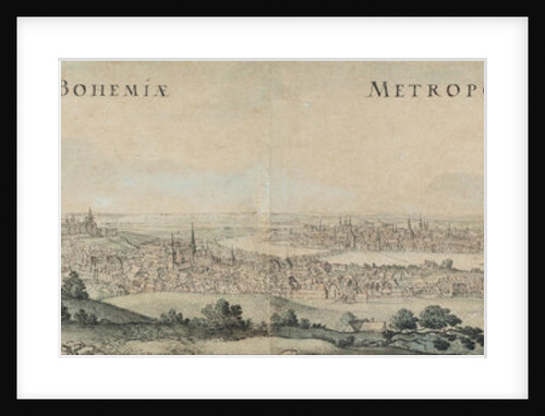 Great View of Prague by Wenceslaus Hollar