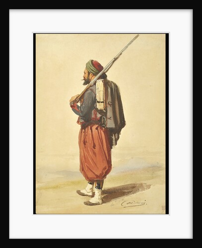 Zouave by Auguste Delacroix
