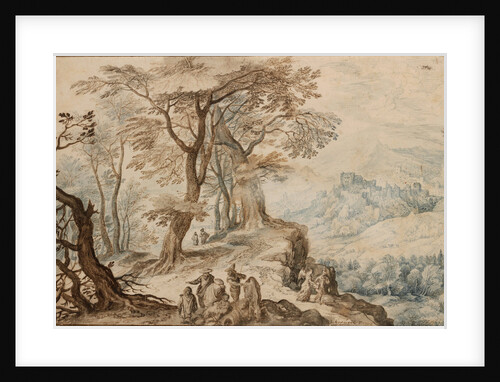 Landscape with Tobias and the Angel by Jan Brueghel the Younger