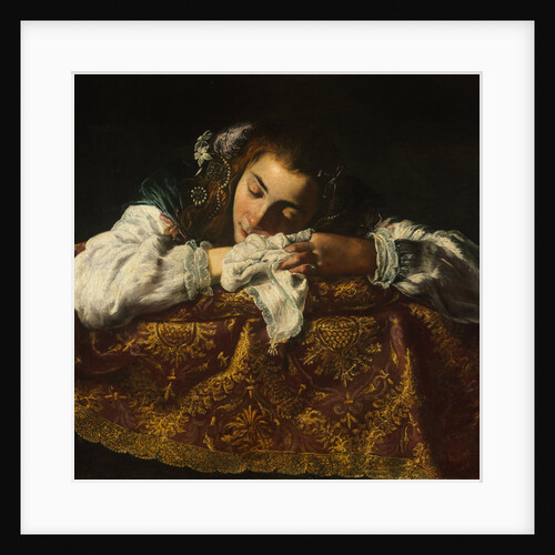 Sleeping Girl by Domenico Fetti