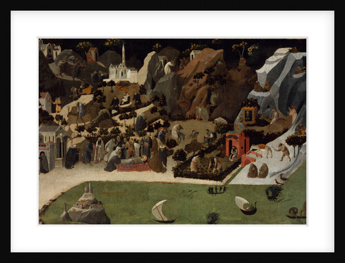 Scenes from the Lives of the Desert Fathers (Thebaid) by Fra Giovanni da Fiesole Angelico
